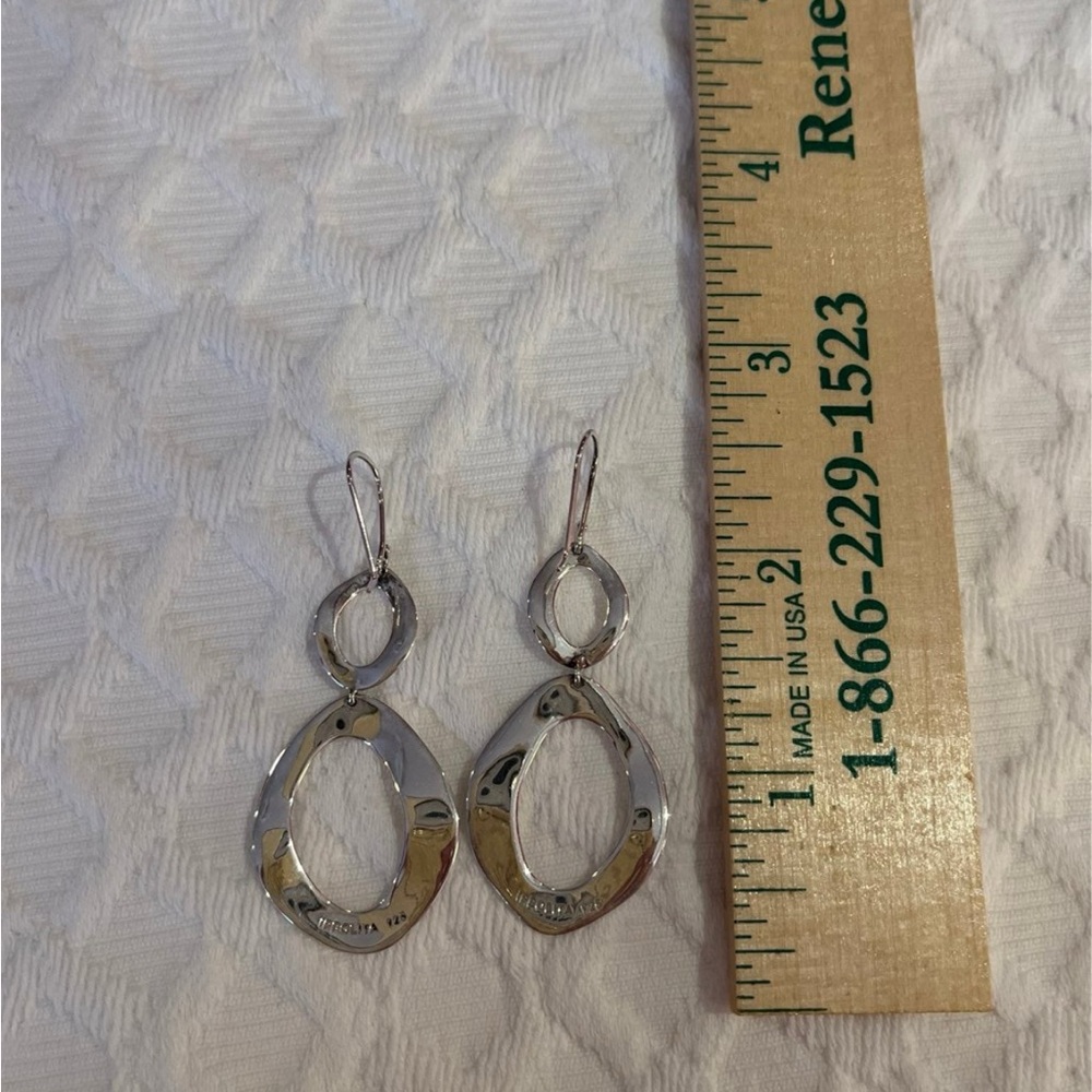 Ippolita Silver Oval Drop Earrings - Picture 3 of 3